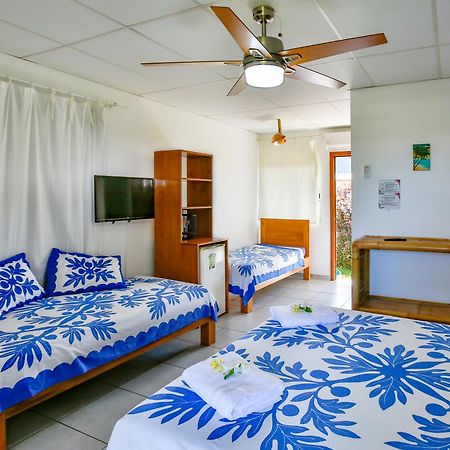 เพนชั่น เดอ ลา ปลาฌ Villa Punaauia  ภายนอก รูปภาพ