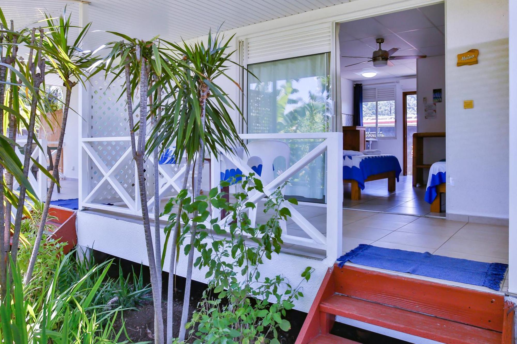 เพนชั่น เดอ ลา ปลาฌ Villa Punaauia  ภายนอก รูปภาพ