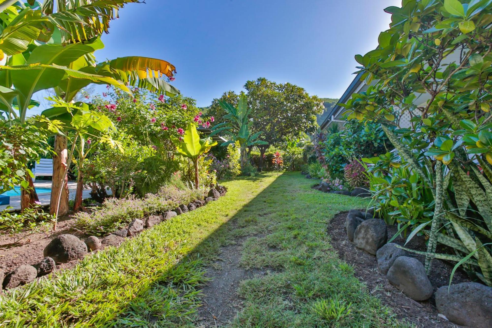 เพนชั่น เดอ ลา ปลาฌ Villa Punaauia  ภายนอก รูปภาพ